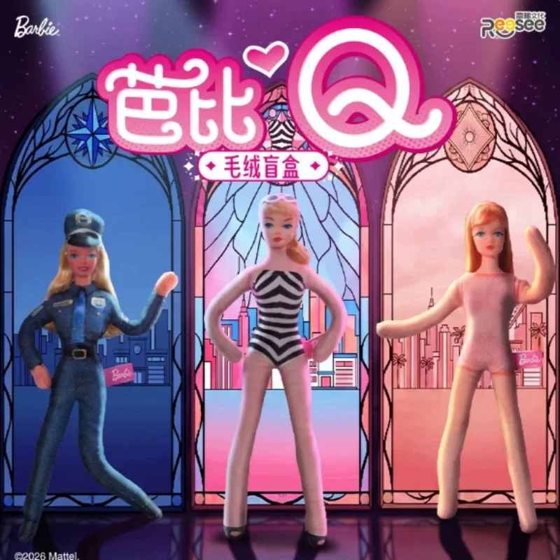 2026 New Barbie Q Blind Box Genuine Posable Figurine Multiple Career Styles Kawaii Dolls Collectible Decor For Adult Collectors