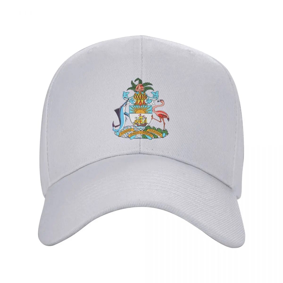 

Custom Unisex Coat Of Arms Of The Bahamas Baseball Cap Adult Adjustable Dad Hat Men Women Outdoor Snapback Hats