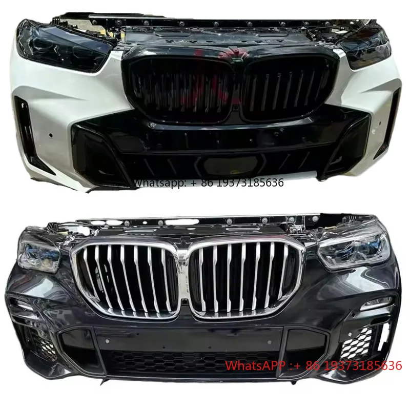 

For BMW X5 G05 Front Bumper Assembly Original Headlight X5M F15 Upgrade New Rear Bumper Camera Grille Electronic Fan Water tank