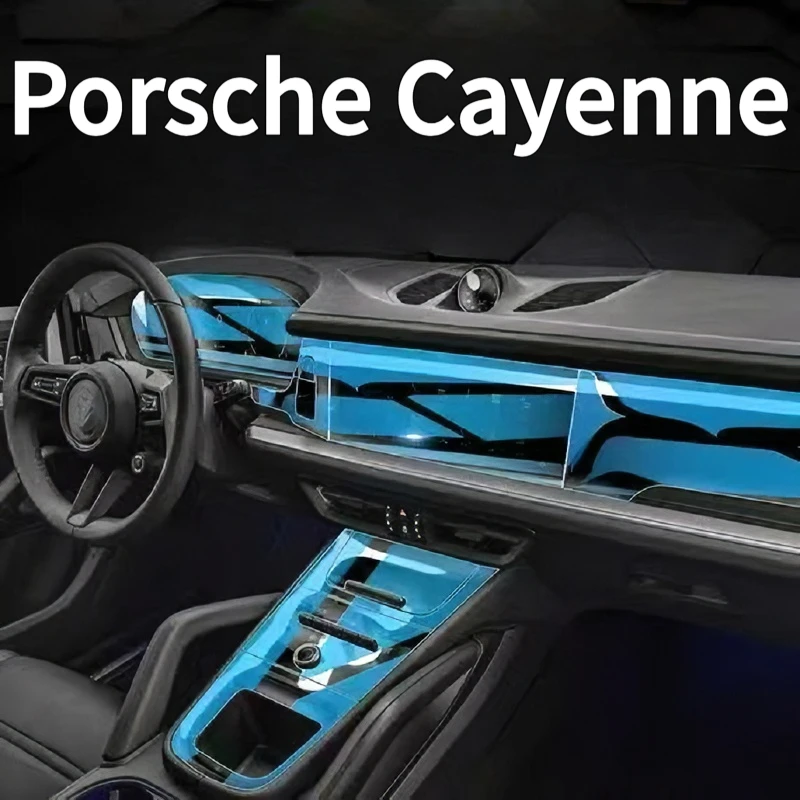

For Porsche Cayenne​ 24-25 interior protection Dashboard Multimedia Navigation Transparent Scratch-Resistant Film Modification