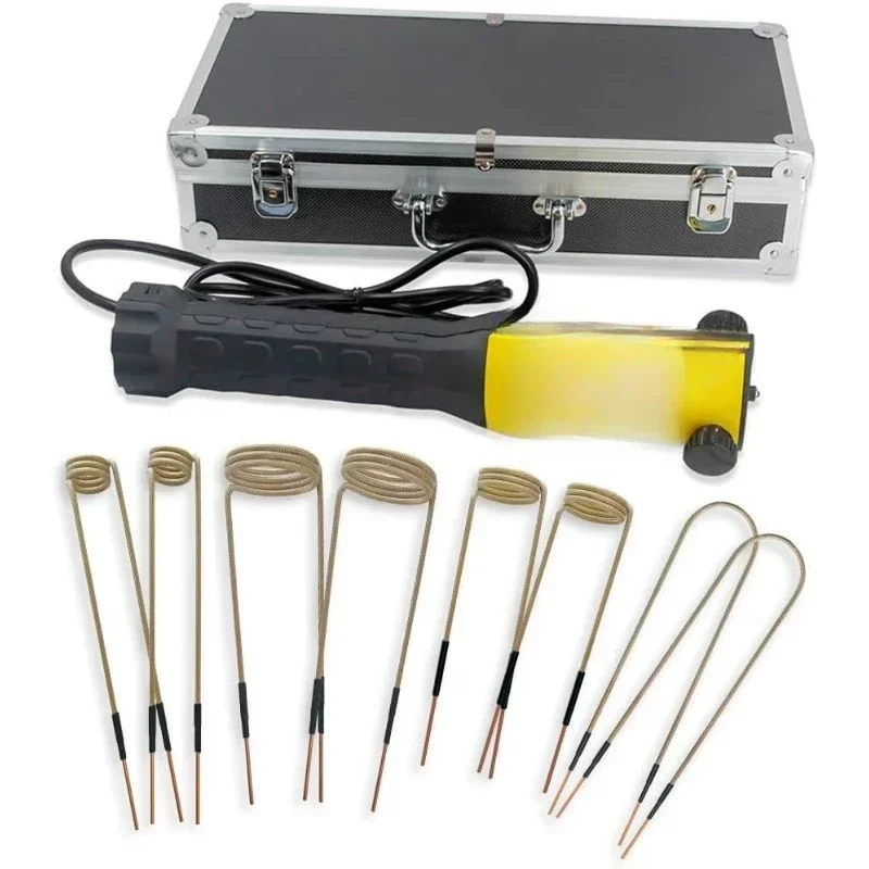 Hot Sale.Heat Induction Tool,Flameless 1000W 110V Magnetic Induction Heater Kit with 8 Coils, Handheld Rusty Screw Removing Too
