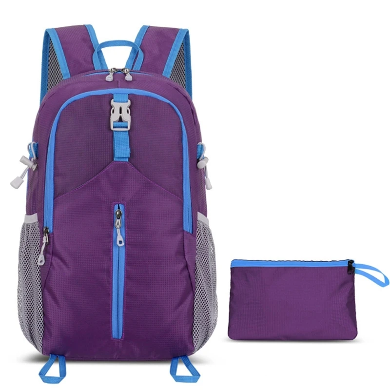 E74B Small Backpack Foldable Backpack School Backpack Hiking Backpack Travel Backpack Casual Daypacks for Outdoor Sports