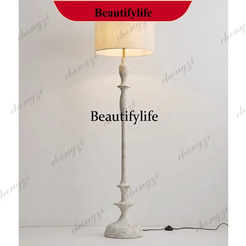 M138 American solid wood floor lamp French retro style living room bedroom vertical floor lamp designer creativity