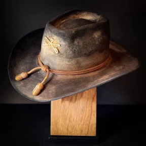 Woolen Metal Buckle Cowboy Hat Men's Jazz Hat European and American Autumn and Winter Hat