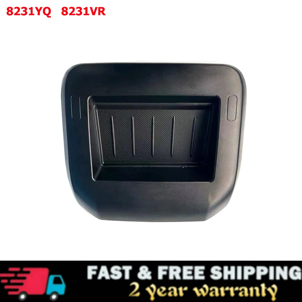 Car Dashboard Central Control Storage Box Cover Black Middle Navigation Frame For Peugeot 3008 5008 8231YQ 8231VR 96782144ZD