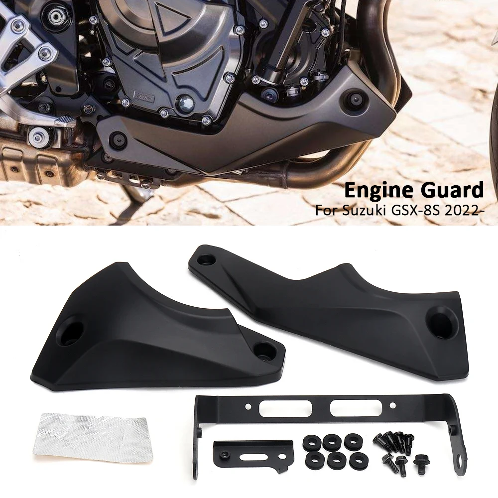 Motorcycle Engine Chassis Frame Protector Cover Guard Side Plate For Suzuki GSX-8S GSX8S GSX 8S Gsx-8S 2022 2023 2024