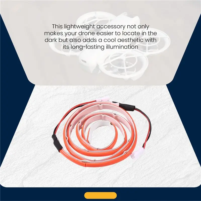 ABFN-LED Light Strap For DJI NEO/Mini 2/Mini 2 SE/Mini 4K Drone Night Flight Locator Warning Light Strip Drone Accessories