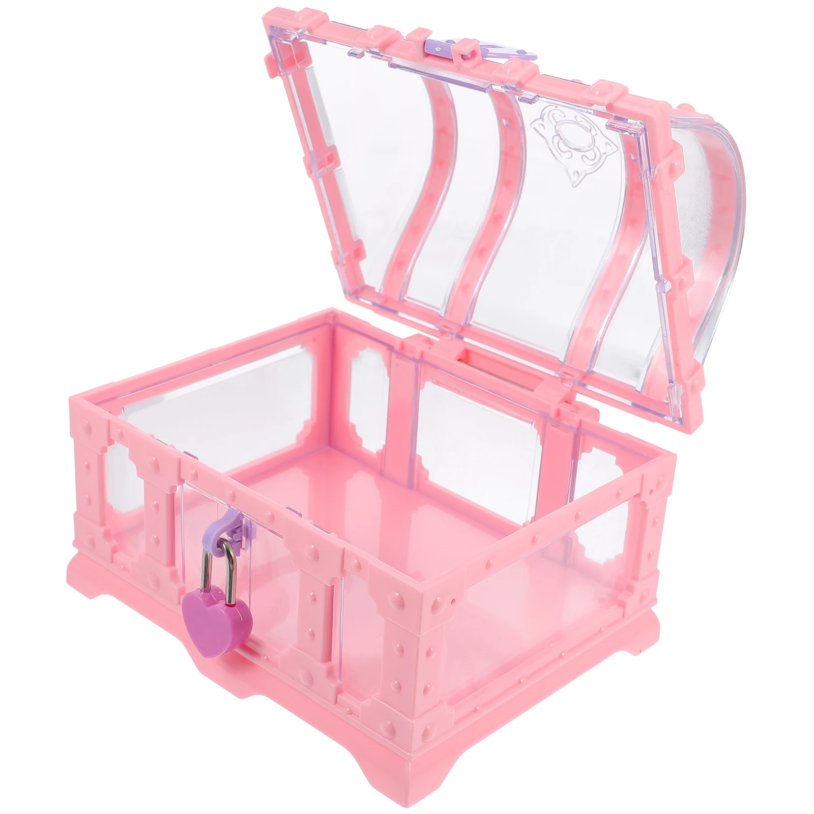 

1 set Children Diamond Crystal Storage Box ABS Jewelry Boxes for Little Earring Case Small Desktop Organizer Household