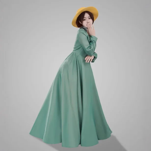 أنيمي تأثيري صوفي حتر زي فستان طويل عواء عباءة قلادة طقم من الحلقان هالوين كرنفال عواء ازياء للرجال والنساء