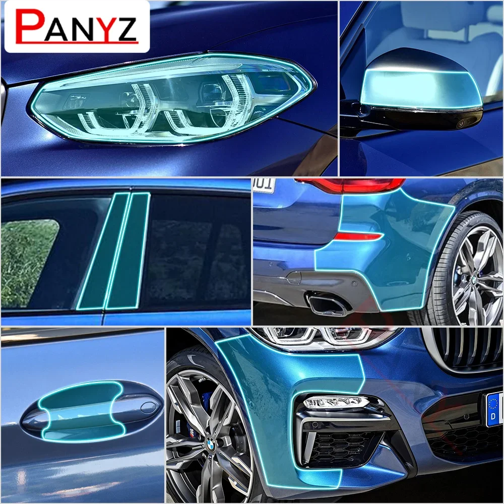 

Anti Scratch Car Cover Body Bra Paint Protective Film Vinyl Wrap Kit Clear Transparent Stickers For BMW X3 g01 2018 Accessories