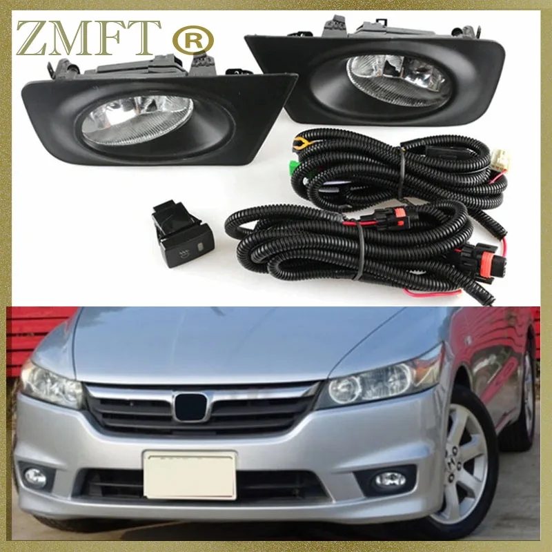 

1Set Car Front Bumper Fog Light Driving Lamp Assembly For HONDA For Stream 2007 2008 2009 With Wire Switch