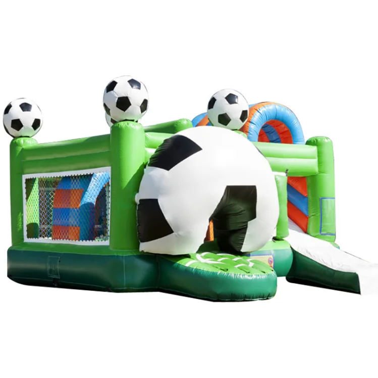 Football Team Arena Inflatable Bouncy Castle Combo Bouncer with Football Product Category Inflatable Trampoline