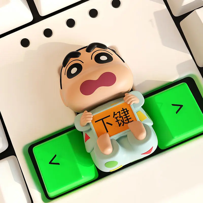

2PCS Crayon Shin-chan PBT Cherry Profile Keycaps Arrow Keys Key Cap Cross Axis Mechanical Keyboard Keycaps with Accessories