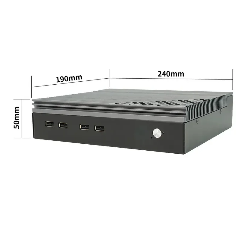 Mais recente intel raptor lake 14th gen I5-120u fanless industrial pc ddr5 suporte max 96g ram nvme ssd rs485 incorporado mini pc intel