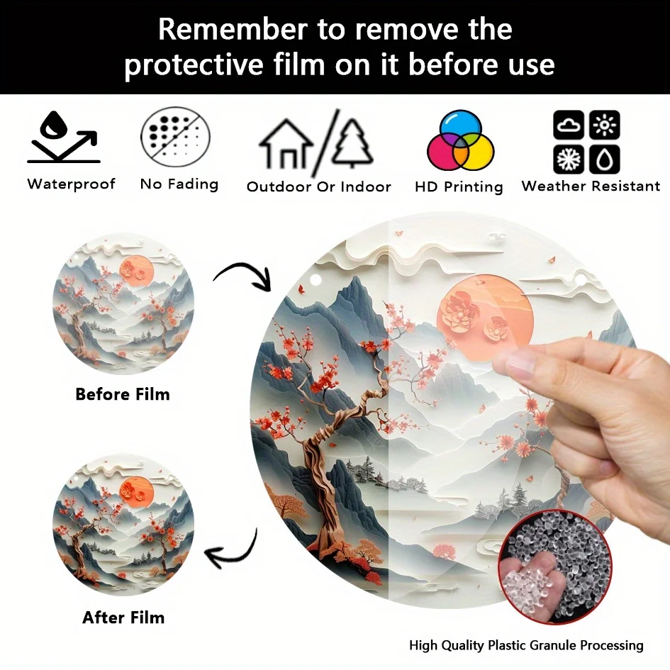 Acrylic Catcher - Waterfall Landscape Design, Perfect for Garden, Home and Party Decorations, Holiday Decorations image 2