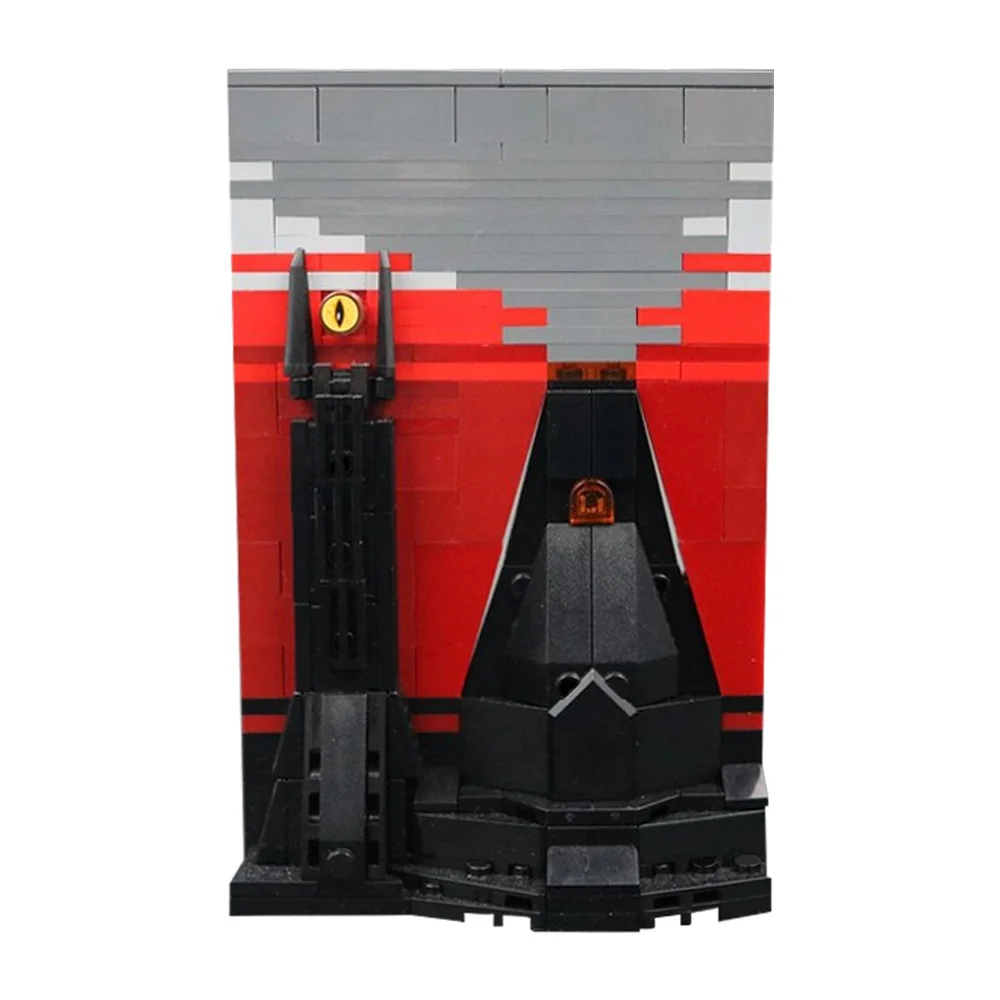 

MOC-183955 Tales of Mordor Postcard Building Blocks Model Movie Rings Tales of Mordor Bricks Assemble Toys Kids Birthday Gifts