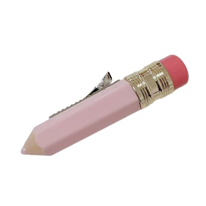 

Fun Pencil Styles Hair Clip For Kids School Event Secure Grip Duckbill Clip For Student Everyday Wear And Special Event