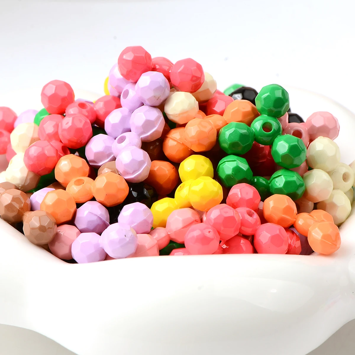50pcs Mixed Acrylic Loose Spacer Charms Beads for Jewelry Making DIY Necklace Bracelet Earrings Handmade