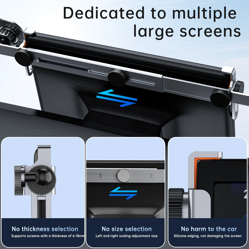 Picture 7: OUTMIX New Energy Vehicles Special Screen Phone Holder Aluminum Alloy Magsafe Telescopic Screen Fixed Base Navigation Bracket