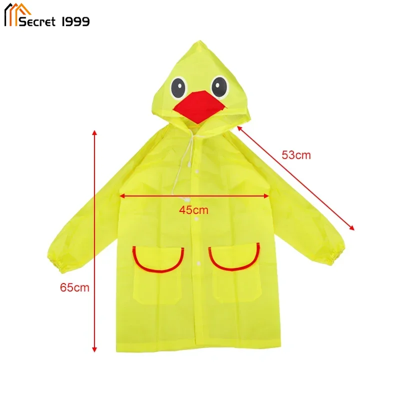 Raincoat Kids Cartoon Animal Style Waterproof Kids Raincoat Baby Raincoat for Children Rain Coat Rainwear Rain Coat Kids