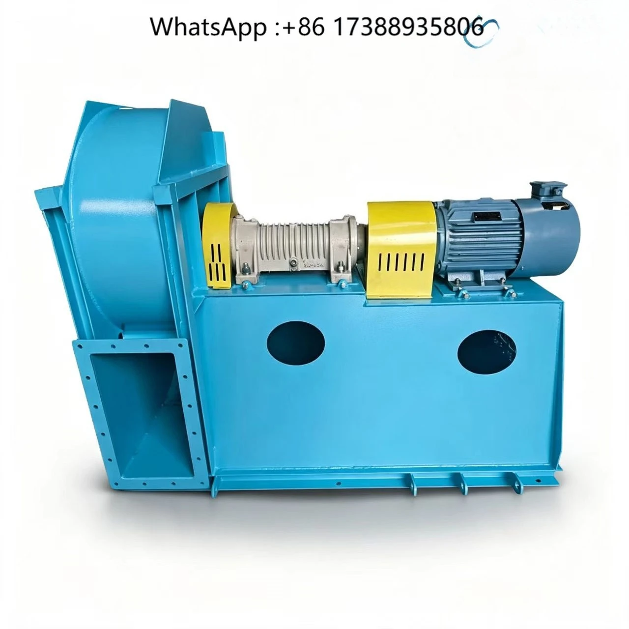 High Efficiency Strong Wind Dust Removal Medium Pressure Fan High Power Suction Centrifugal Blower Motor Bearing 1 Year Warranty
