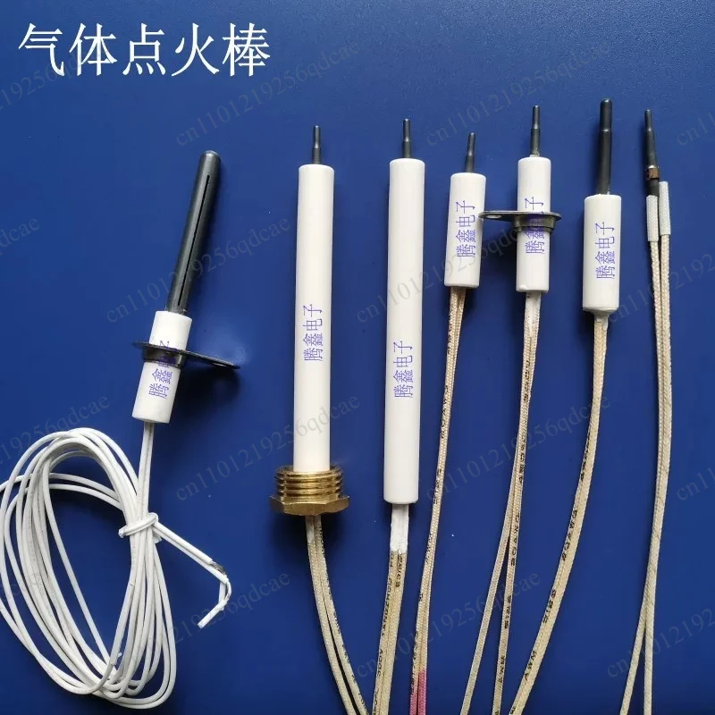 1 Pcs Ignition Head Ignition Rod with Screw Hole Fixed Piece Gas Hot Surface Igniter Ceramic Heating Rod Heater