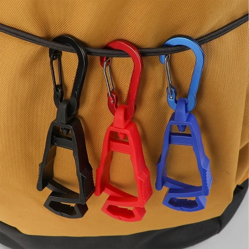 1PC Multifunctional buckle clip camping tool clip glove clip quick buckle backpack plug-in opening hanging hat