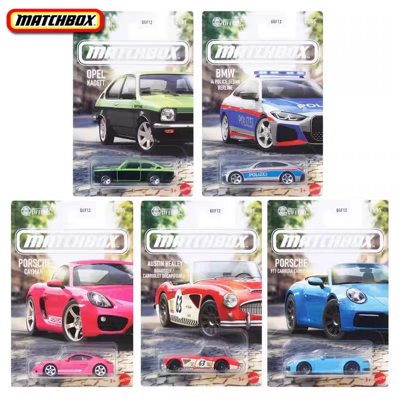 Original Matchbox 1/64 Diecast Model Car Land Rover Alfa Romeo Chevrolet Impala Ford Mustang Nissan Pickup Alloy Vehicle Toy for