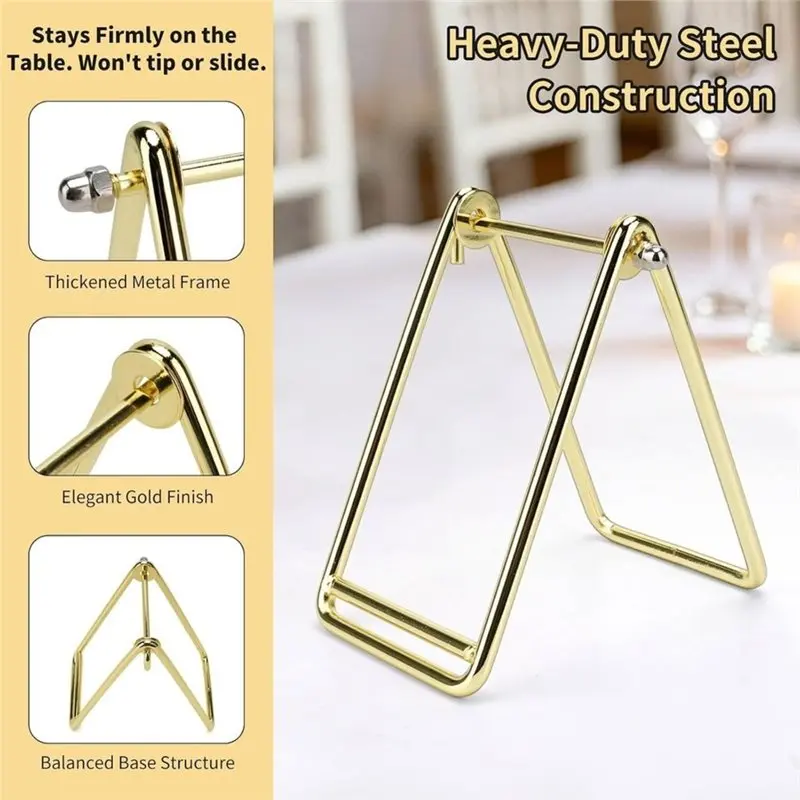 Gold-Tone Metal Ticket Dispenser 2 PCS, Organizer 2 Gold-Tone Metal Holders