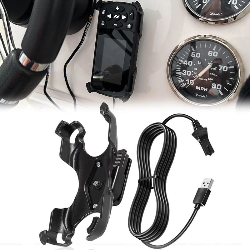 Remote Charging Cable & Holding Cradle Holder Replace for All Minn Kota Ipilot Link Remote Bluetooth & Legacy 1866460 &1866670