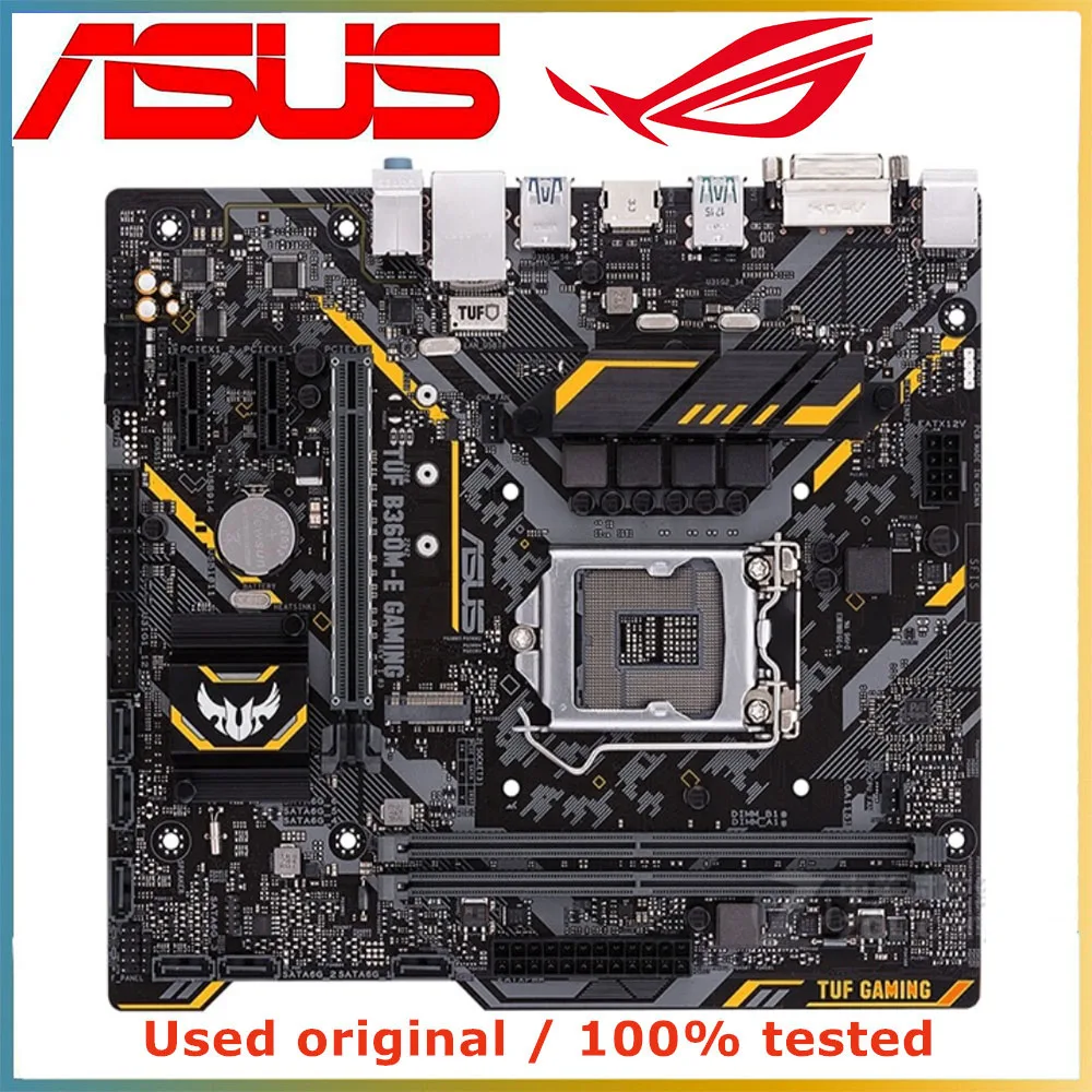 

For ASUS TUF B360M-E GAMING Computer Motherboard LGA 1151 DDR4 64G For Intel B360 Desktop Mainboard SATA III PCI-E 3.0 X16