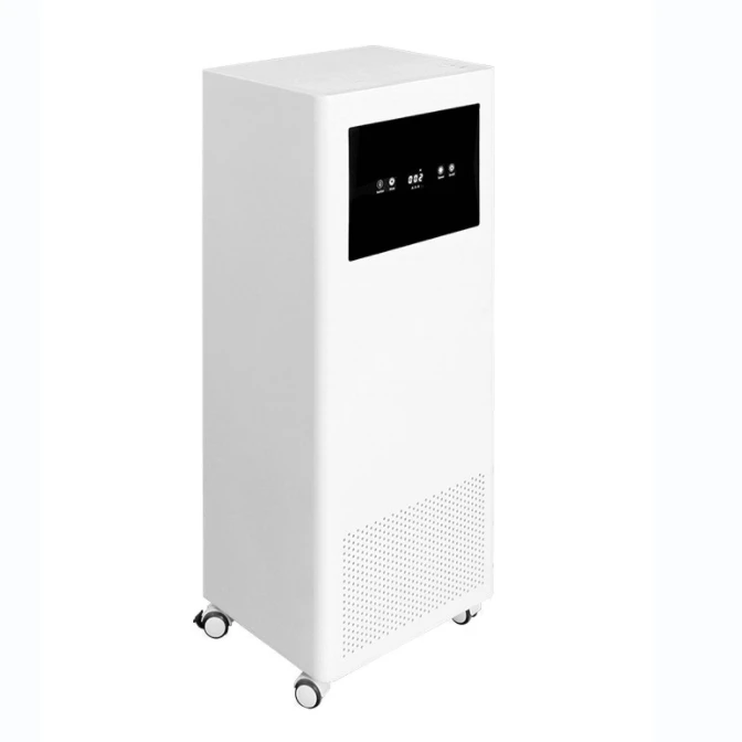 Custom Odors  Removing Machine Activated Carbon Photocatalyst Air Purifier with HEPA Filter for Home Hospital School
