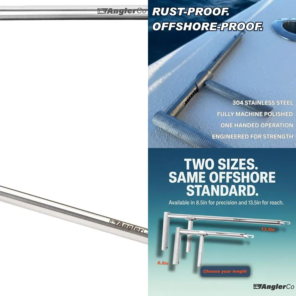 

Classic Dehooker – 13.5" Stainless Steel Fish Hook Remover Tool for Saltwater & Freshwater – Heavy-Duty Fishing Extractor with N