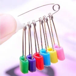 5-50Pcs/Lot DIY Candy Color Safety Pins Findings Safe Secure Clips for Baby Care Shower Cloth Diaper Pins Brooch Holder Quilting