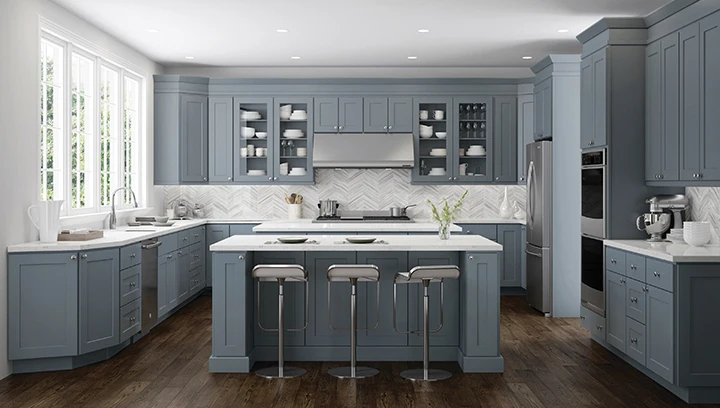 Modern Kitchen Cabinet Set, Classic Design, Newest Style, Modular Kitchen Furniture, 1 Sample Included