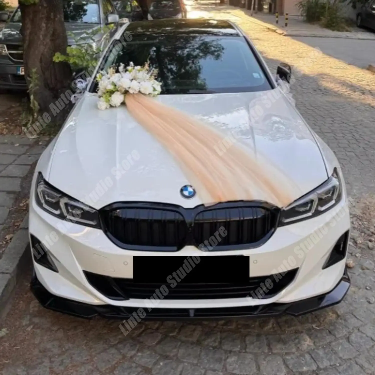 

For BMW G28 i3 BEV Sedan e-Dirve 35L 40L 2022-2025 Front Bumper Lip Spoiler Splitter Lower Guard Protective Trim Bodykit Tuning