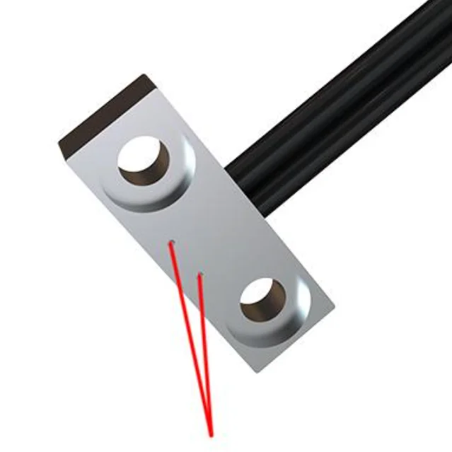 BOJKE Reflective Optical Fiber Sensor Flat Plate Probe PRY41TZ/PRY44TZ NPN/PNP Output 12-24V DC -25 +55C Industrial Automation-q