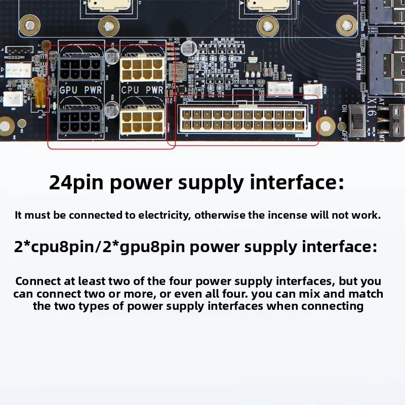 V100 Sxm2 Graphics Card 300g Integrated Nvlink Lite Dual Card Sxm2 Adapter Board Plx8749