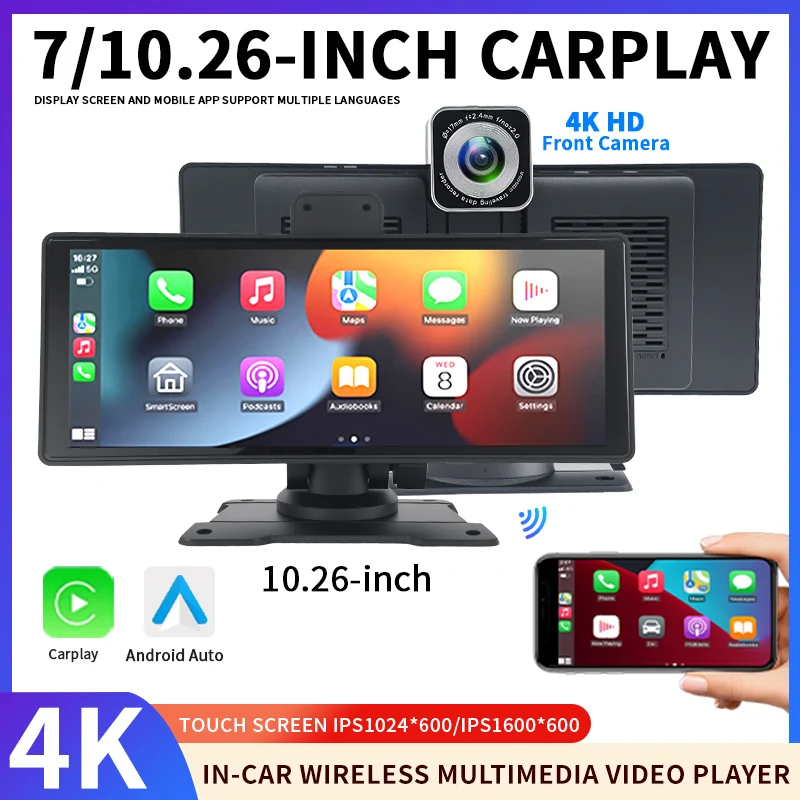 autoradio-android-portable-7-1026-pouces-carplay-sans-fil-camera-frontale-4k-hd-lecteur-multimedia-video-ecran-universel-pour-voiture