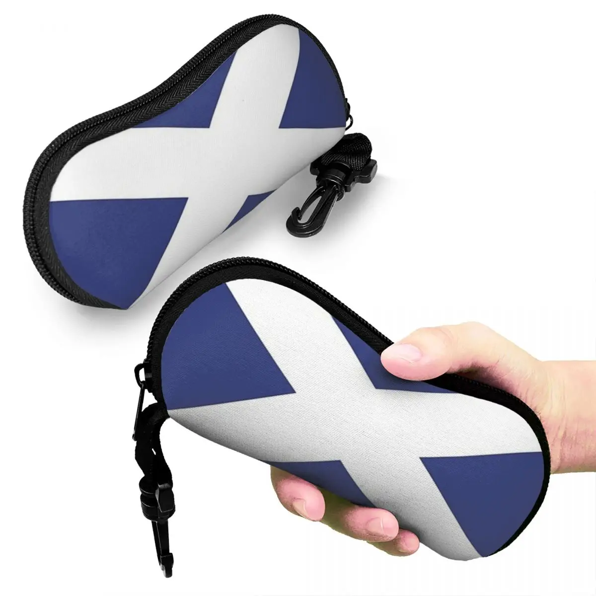 

Флаг Шотландии, чехол для очков, защитная коробка для солнцезащитных очков, женская и мужская мягкая сумка для очков, сумка