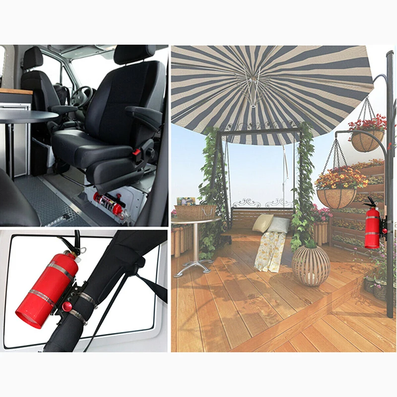 Fire Extinguisher Holder Adjustable Extinguisher Mount Holder For Jeep Wrangler YJ TJ JK JL JLU JKU