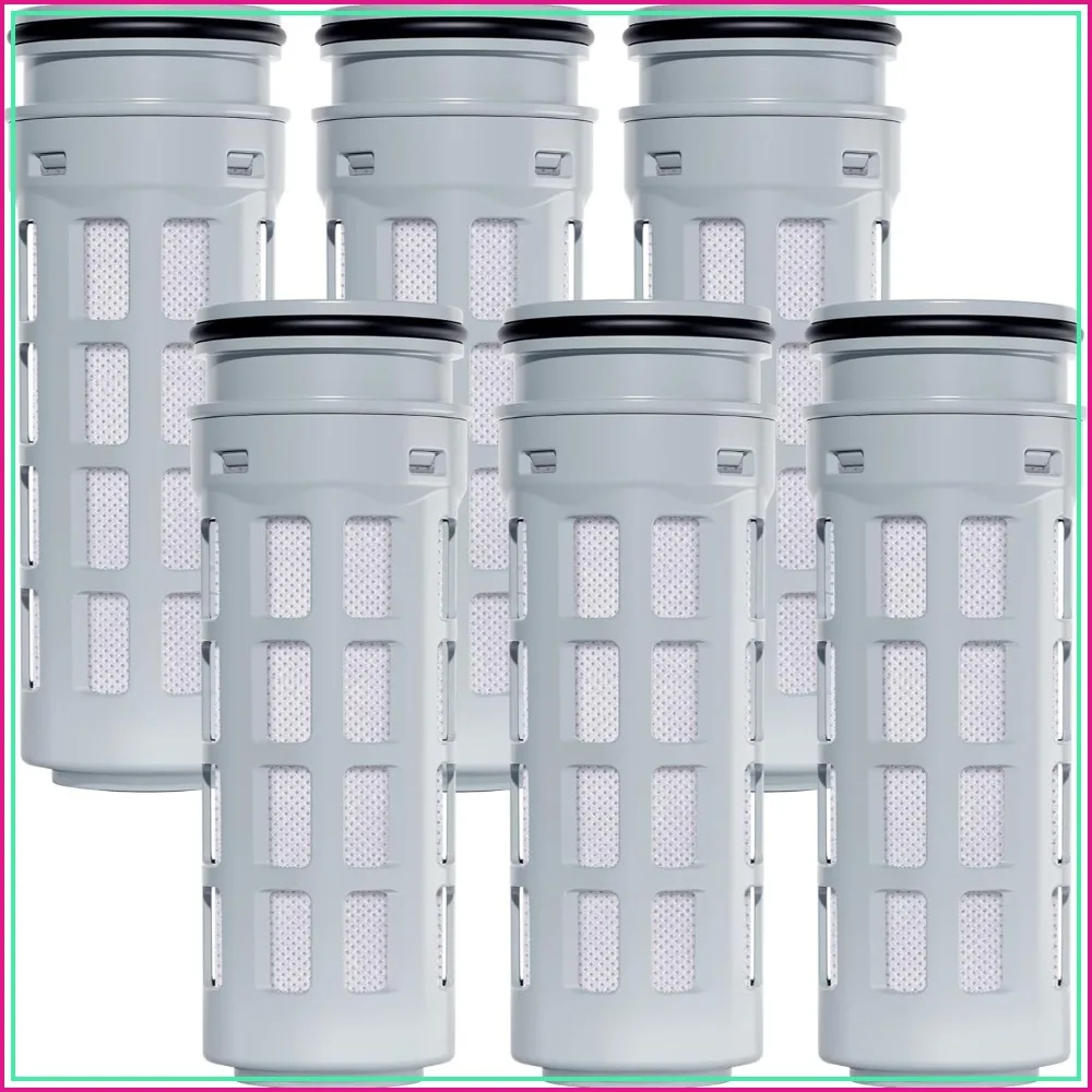 

7-Stage Water Filter Pitcher Replacement, Reduces Chlorine & Sediment, 6-Pack, 2-Month Life
