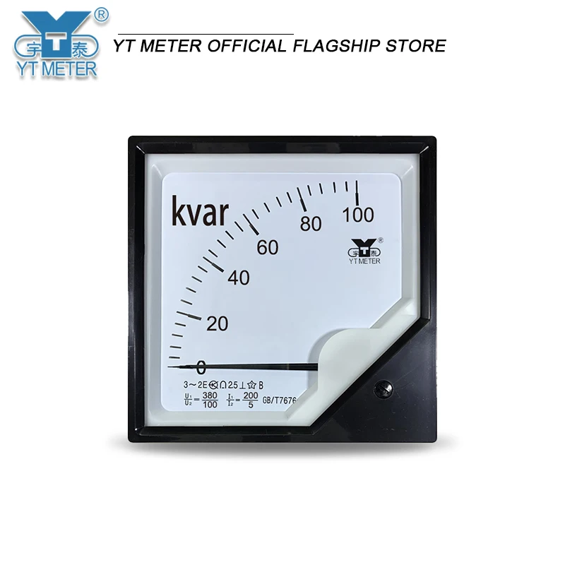 

42L6 380V/100V Three-phase reactive power meter 30/50/100kvar/2mvar Watt meter Kilowatts