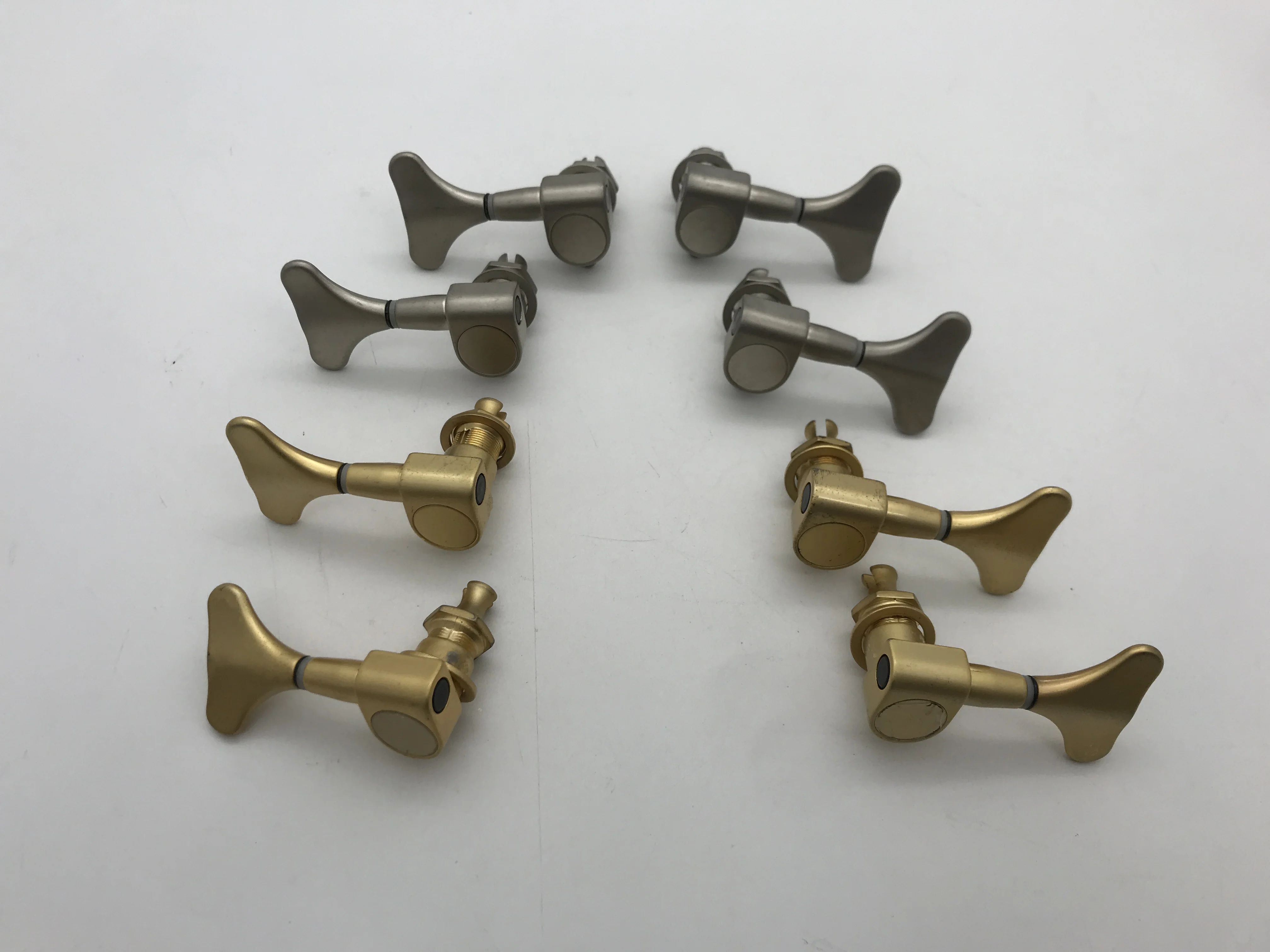 Not new Machine Heads / Tuners for Electric Bass Guitar Guitarra Gold/Chrome Color Made in Korea