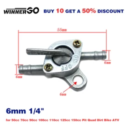 ON/OFF Switch Petrol Gas Fuel Tap Petcock Gasoline Valve Fuel Tank Switch for 50 70 90 100 110 125 150cc Pit Quad Dirt Bike ATV