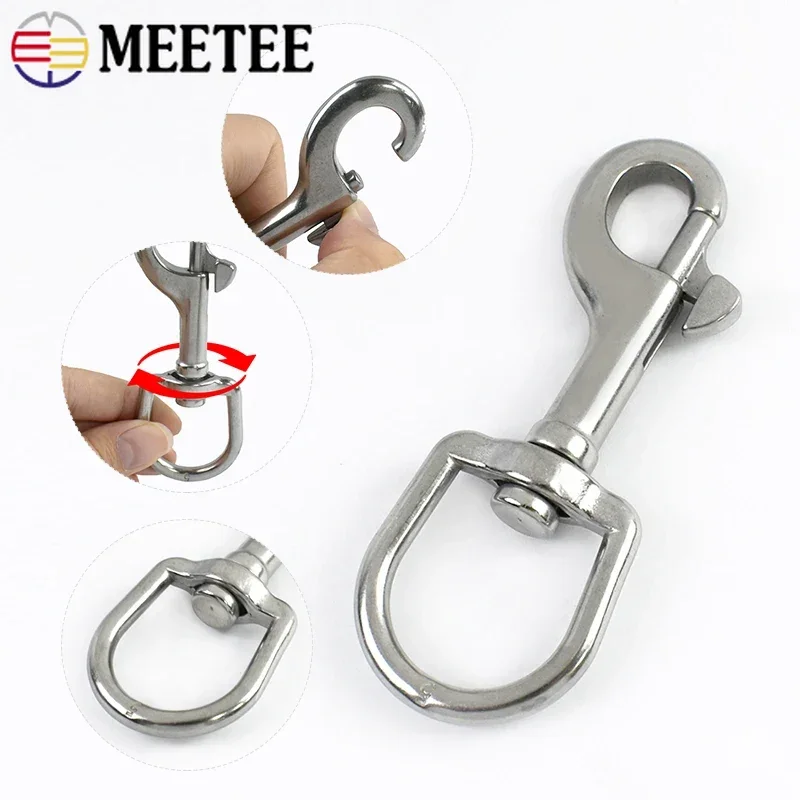 

2/5Pcs 304 Stainless Steel Bag Strap Buckles Swivel Lobster Clasp Trigger Snap Hooks Pet Collar Connector DIY Sewing Accessories