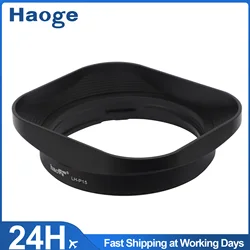Haoge LH-P15 사각 금속 렌즈 후드, 파나소닉 라이카 DG SUMMILUX 15mm f/1.7 ASPH 렌즈 15mm F1.7