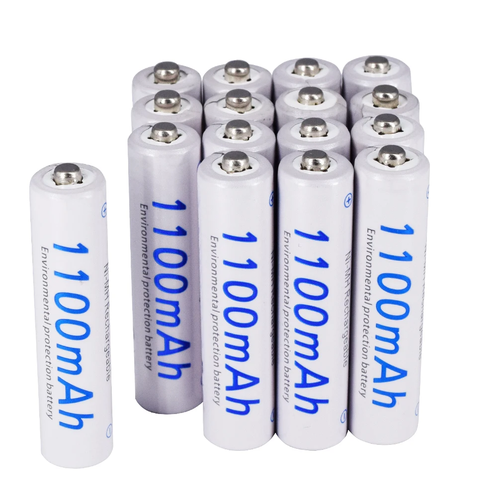 PALO 4-20pcs 1100mAh AAA 재충전 전지 1.2V ni mh AAA 건전지 재충전 용 3A 건전지 건전지 재충전 용 aaa Battey