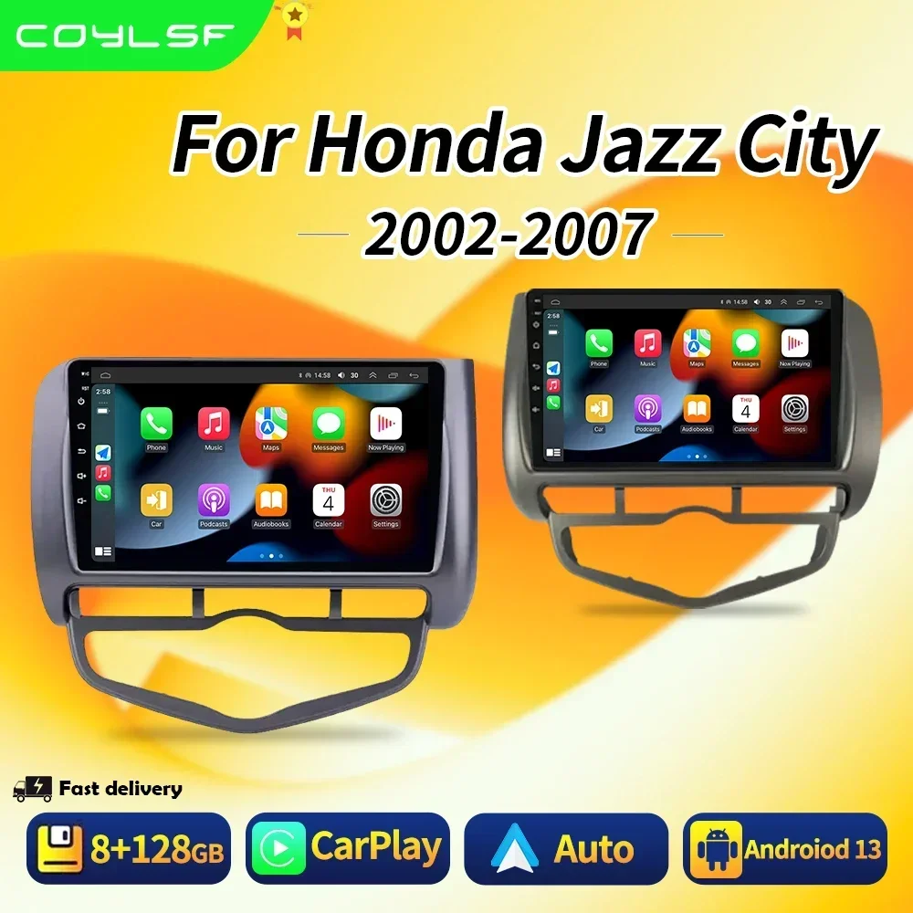 

For Honda Fit Jazz 2002-2008 navigation CarPlay Car Radio Multimedia Video Player Navigation WIFI Android OS Stereo Touch Screen