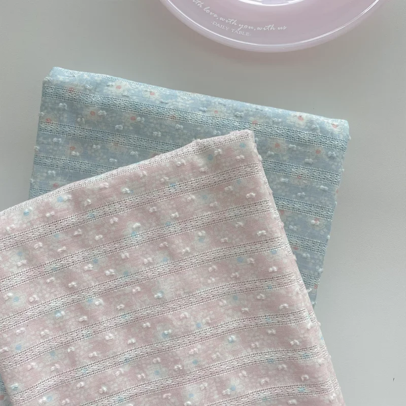 

Cotton Polyester Floral Polka Dot Fabric Dress Pajamas Shorts Bed Sheets Duvet Covers DIY Handmade Bag Accessories